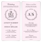 Hochzeitseinladungen - Rosa Chic